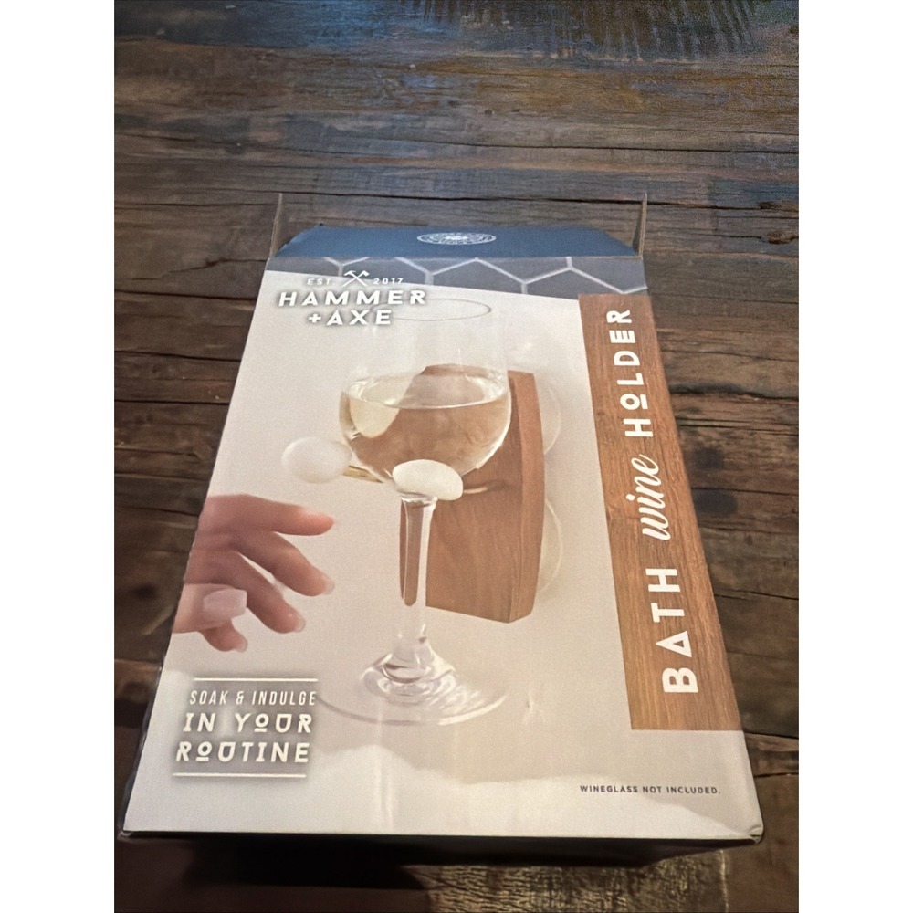 Hammer + Axe Bath Wine Holder!
